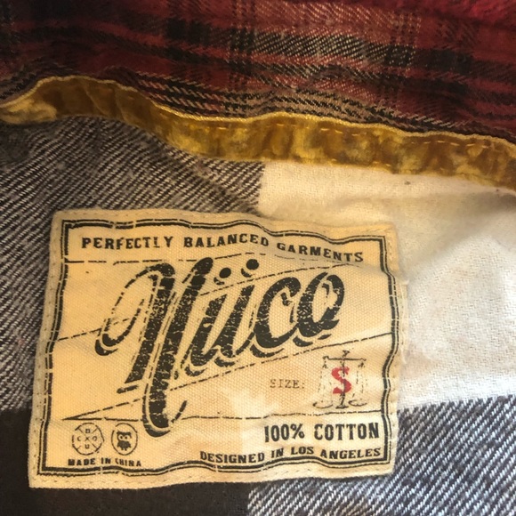 Pristine Nuco Flannel men’s long sleeve casual button down in SZ S!! - Picture 7 of 10